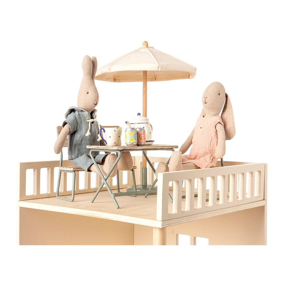 Baby & Child Maileg Wooden Toys | Maileg Garden Table With Chair And Bench Set