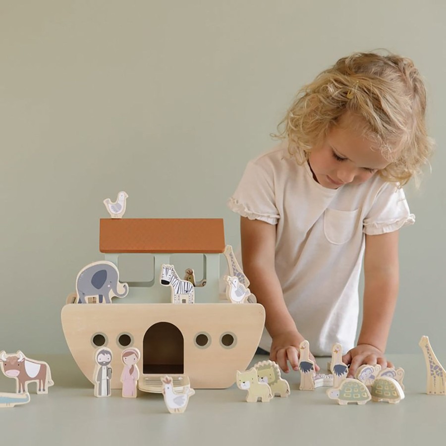 Gifts Little Dutch | Little Dutch Noah'S Ark Multicolour