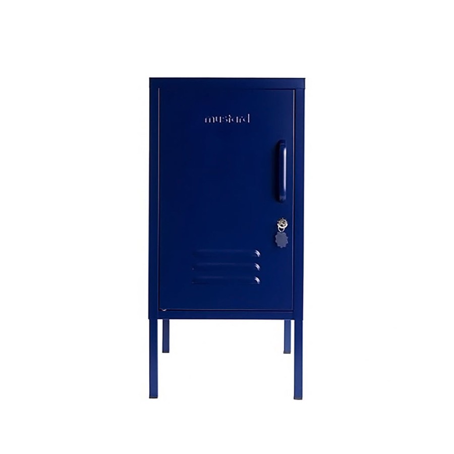 Gifts Mustard Made | Mustard Made Shorty Locker - Navy - Left Opening