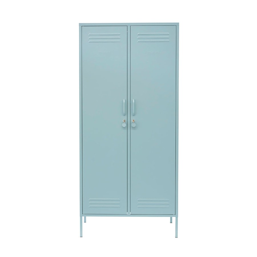 Home & Living Mustard Made Bedroom Storage | Mustard Made Metal Tall Twinny Locker In Blue Ocean