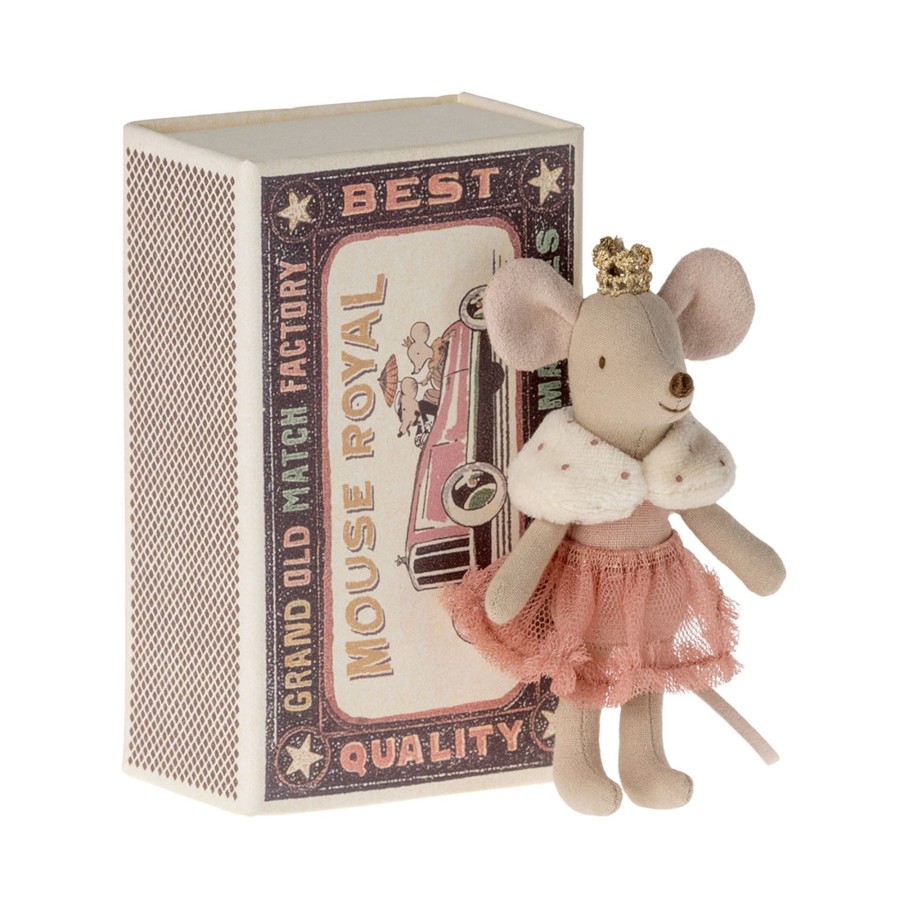 Baby & Child Maileg Dolls & Doll Accessories | Maileg Princess Mouse, Little Sister In Matchbox