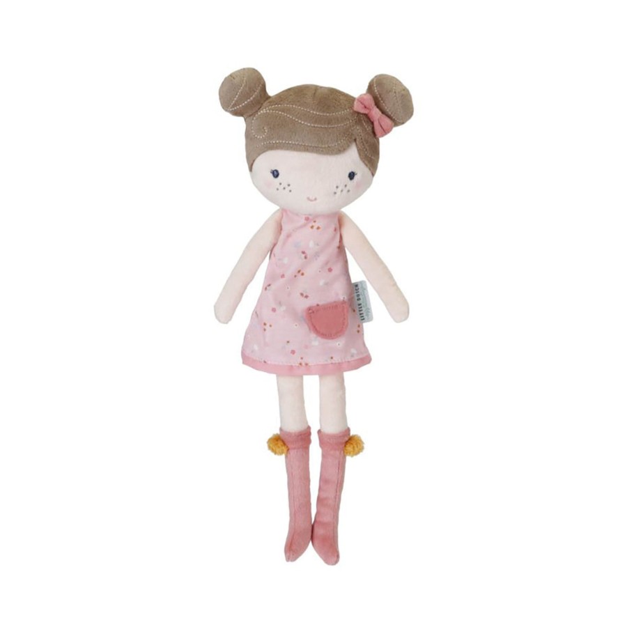 Baby & Child Little Dutch Soft Toys | Little Dutch Doll Rosa - Medium Multicolour