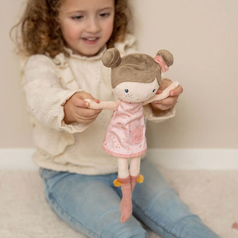 Baby & Child Little Dutch Soft Toys | Little Dutch Doll Rosa - Medium Multicolour