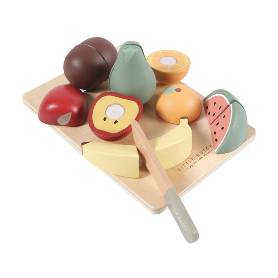 Gifts Little Dutch | Little Dutch Cutting Fruits Multicolour