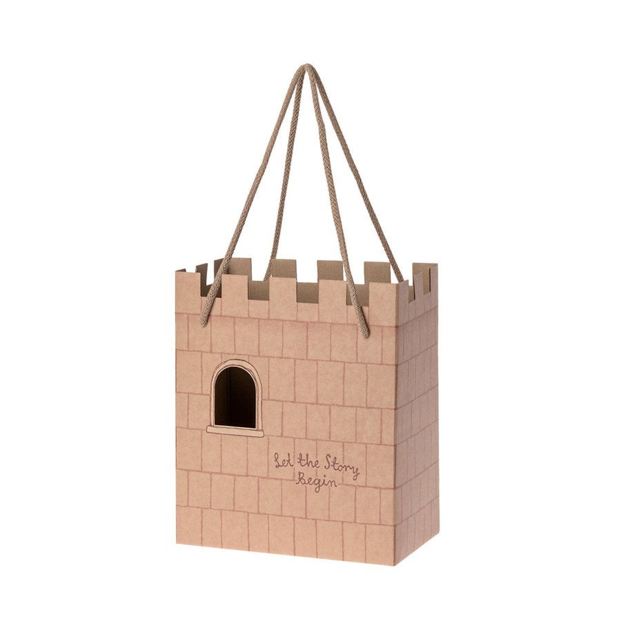 Gifts Maileg | Maileg Castle Gift Bag 'Let The Story Begin' - Rose