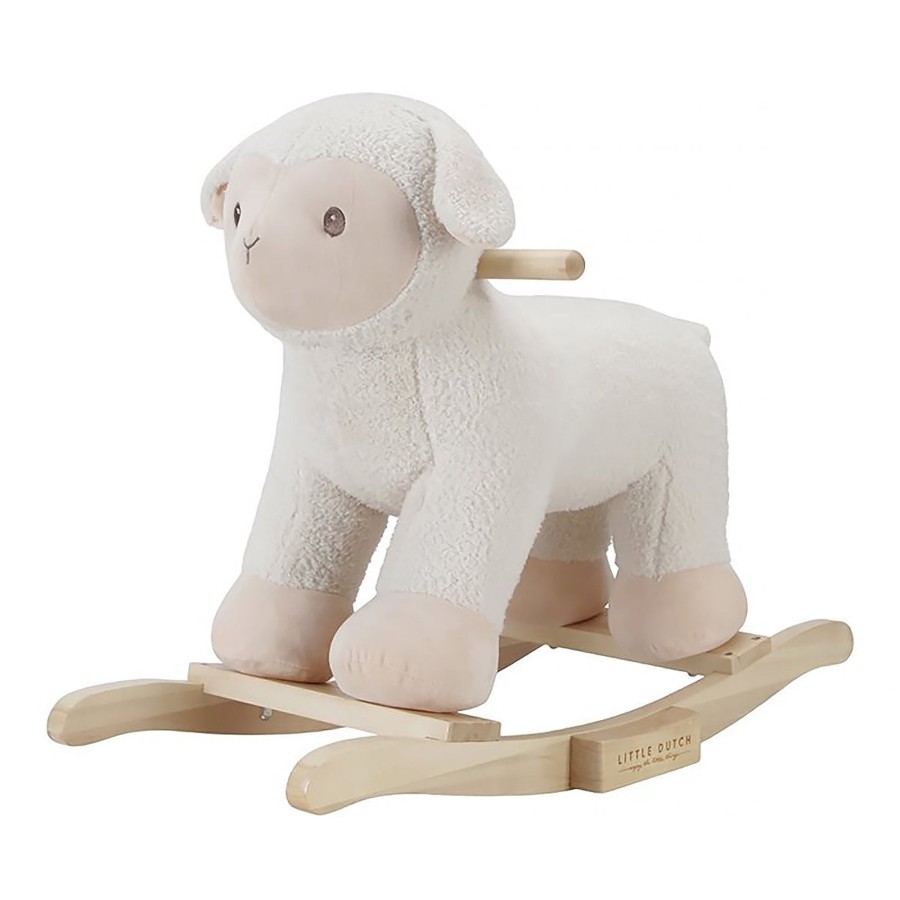 Baby & Child Little Dutch Wooden Toys | Little Dutch Rocking Sheep Off White