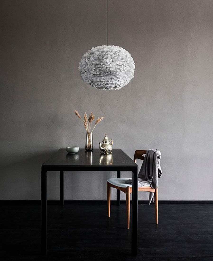 Baby & Child Umage Pendant Lights | Umage Large Eos Light Shade - Light Grey Light Grey, Also Available In Light Brown And White