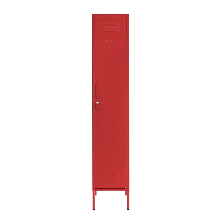 Home & Living Mustard Made Bathroom Storage | Mustard Made Skinny Locker - Poppy Red