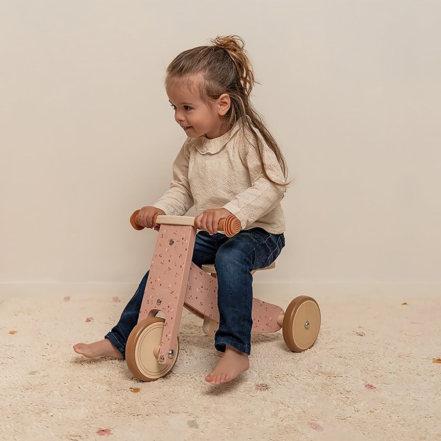 Baby & Child Little Dutch Outdoor Play | Little Dutch Wooden Tricycle Pink