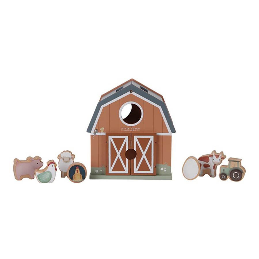 Gifts Little Dutch | Little Dutch Shape Sorter - Little Farm Multi