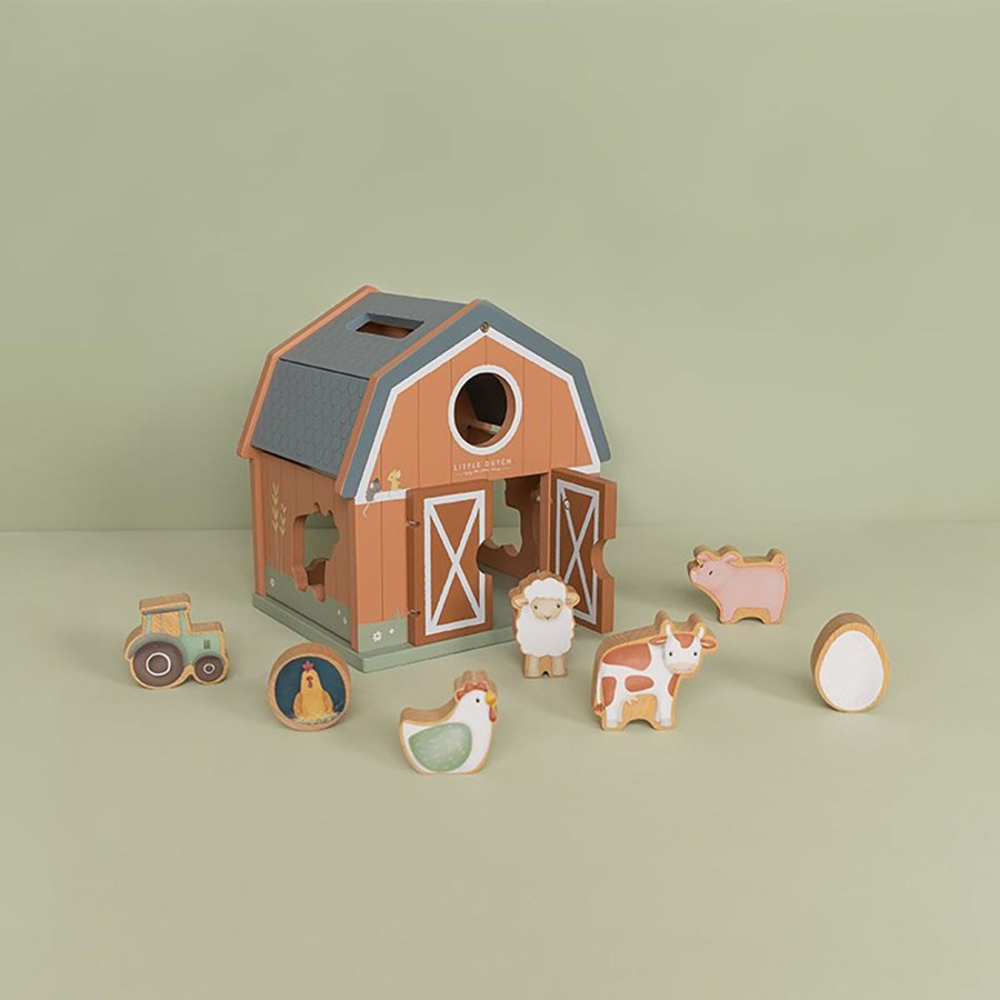 Gifts Little Dutch | Little Dutch Shape Sorter - Little Farm Multi