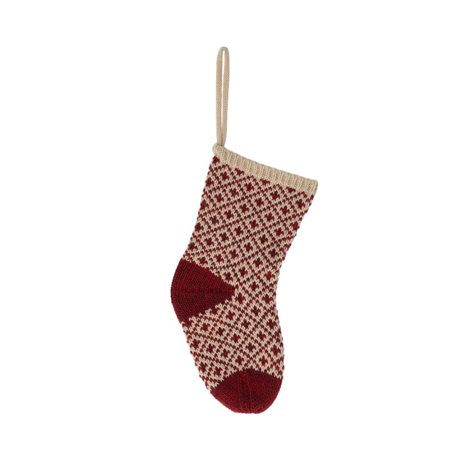 Baby & Child Maileg Wooden Toys | Maileg Christmas Stocking Red