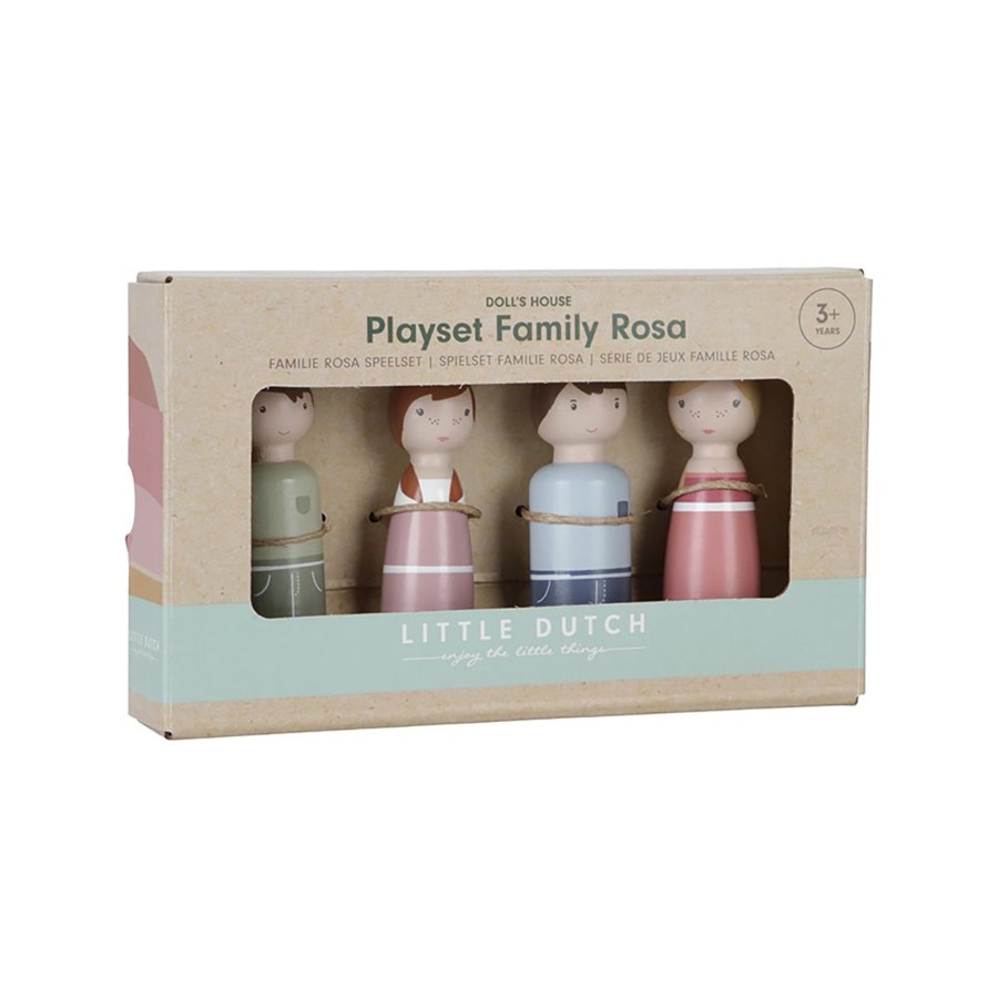 Gifts Little Dutch | Little Dutch Dollhouse Family Expansion Set - Rosa Multi