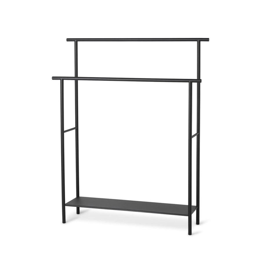 Home & Living Ferm Living Bathroom Accessories | Ferm Living Dora Towel Stand Black