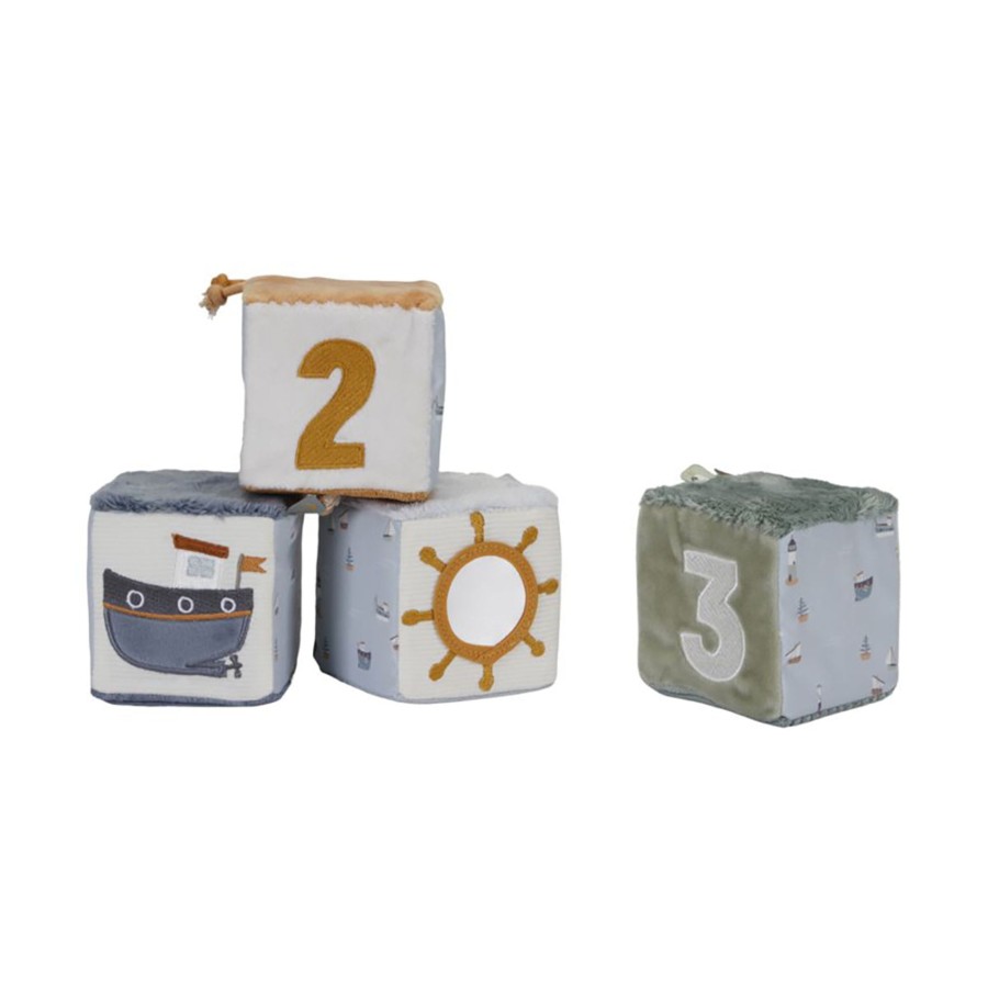 Gifts Little Dutch | Little Dutch Soft Cubes - Sailors Bay Multi