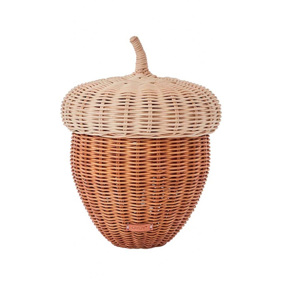 Home & Living OYOY Living Design Bedroom Storage | Buy The Oyoy Acorn Basket Natural