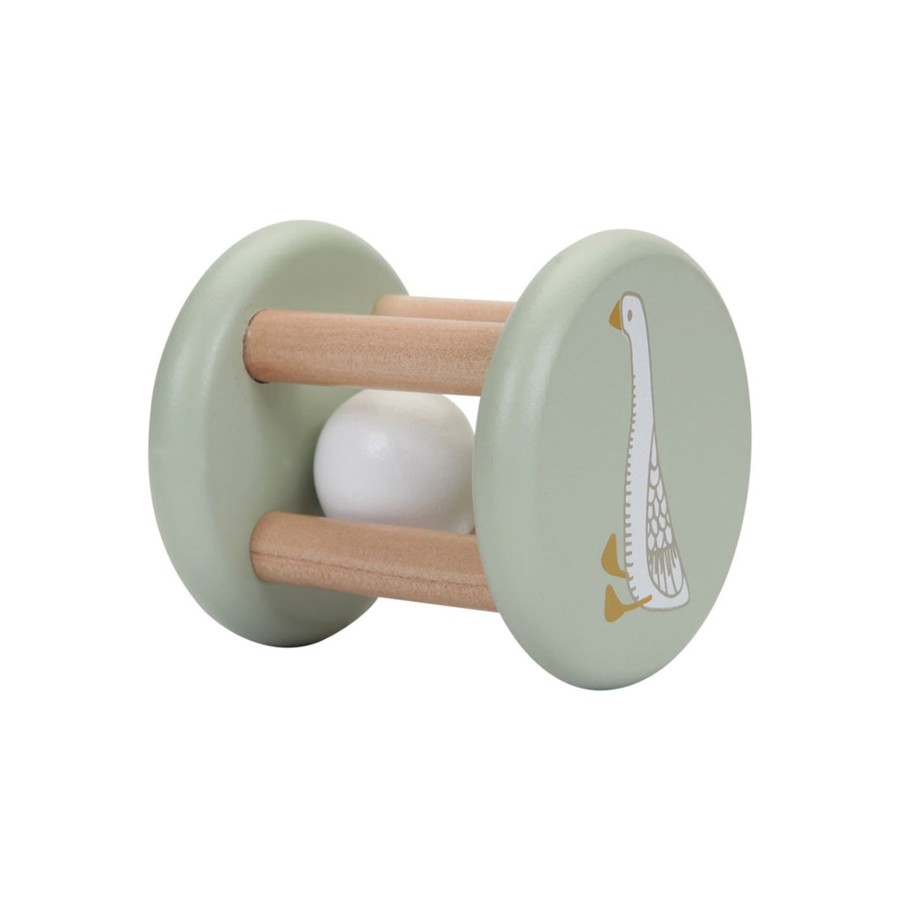 Gifts Little Dutch | Little Dutch Roller Rattle - Olive Little Goose