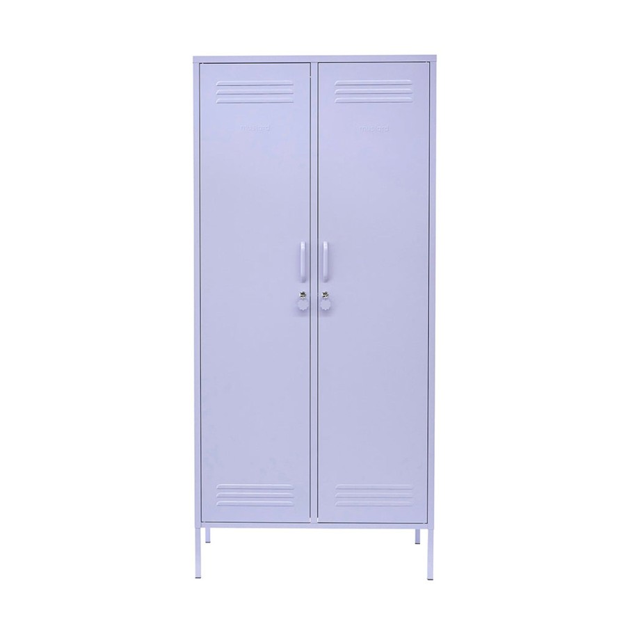 Home & Living Mustard Made Cabinets | Mustard Made Metal Tall Twinny Locker In Lilac Sage