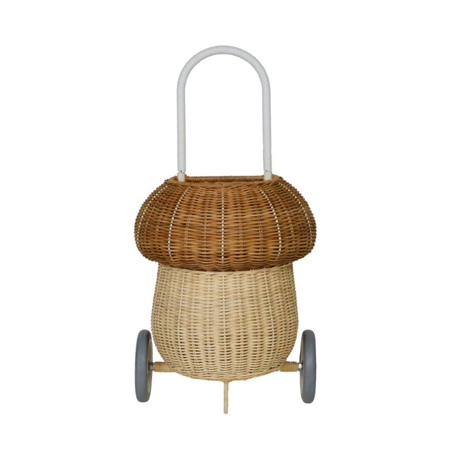 Gifts Olli Ella | Olli Ella Rattan Mushroom Luggy Basket - Natural