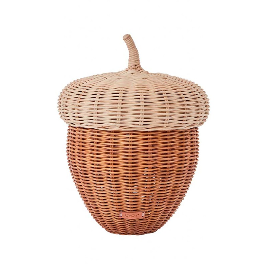 Home & Living OYOY Living Design Bathroom Storage | Buy The Oyoy Acorn Basket Natural