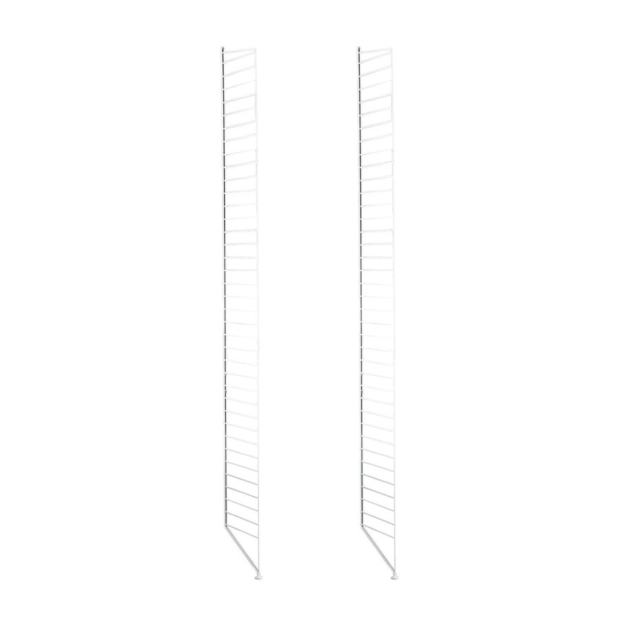 Home & Living String Furniture Bedroom Storage | String Shelving - Floor Panel 200 X 30 Cm - 2 Pack, White