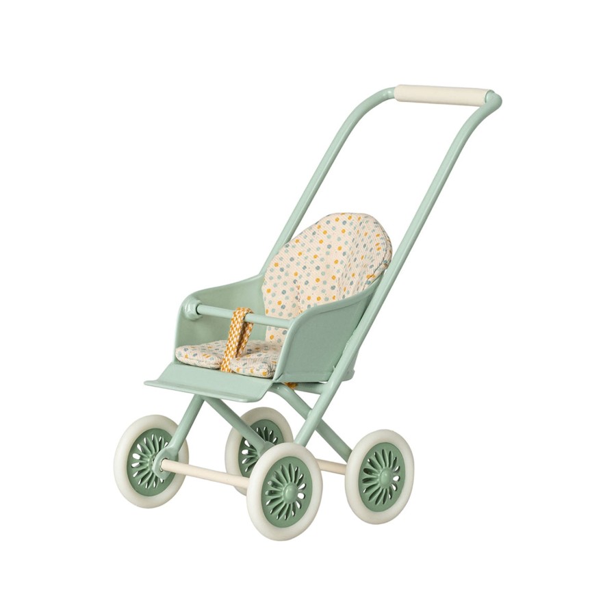 Baby & Child Maileg Wooden Toys | Maileg Stroller, Micro Mint