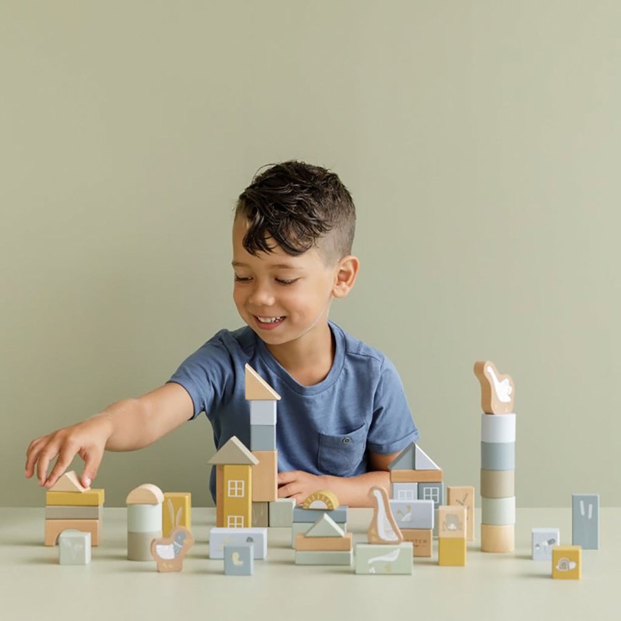 Gifts Little Dutch | Little Dutch Building Blocks Blue