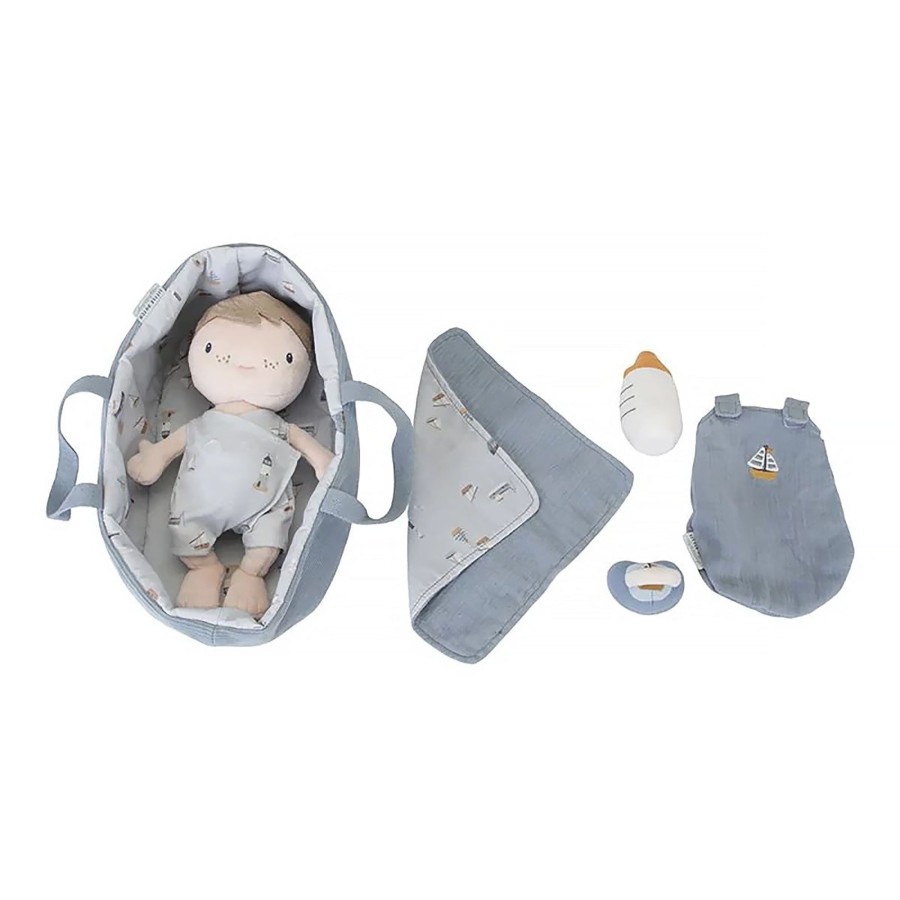 Baby & Child Little Dutch Soft Toys | Little Dutch Baby Doll Jim Multicolour