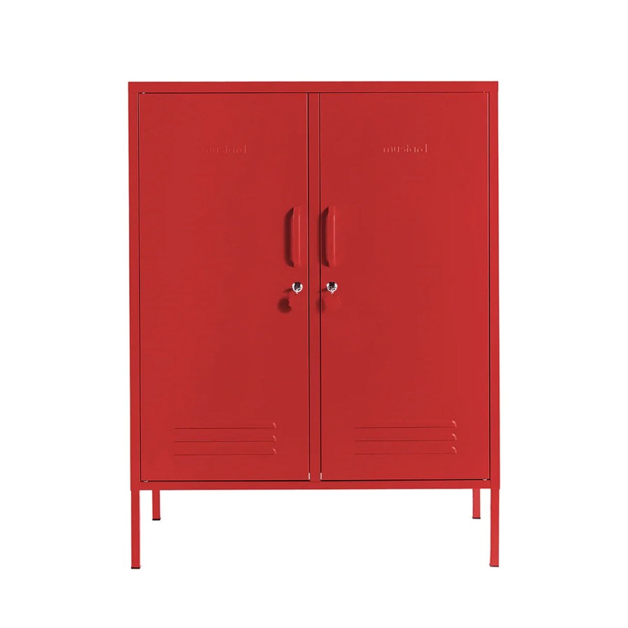 Home & Living Mustard Made Cabinets | Mustard Made Midi Locker - Poppy Red