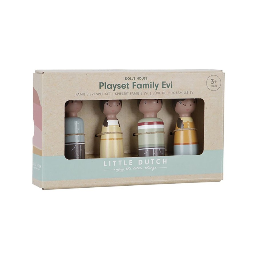 Gifts Little Dutch | Little Dutch Dollhouse Family Expansion Set - Evi Multi