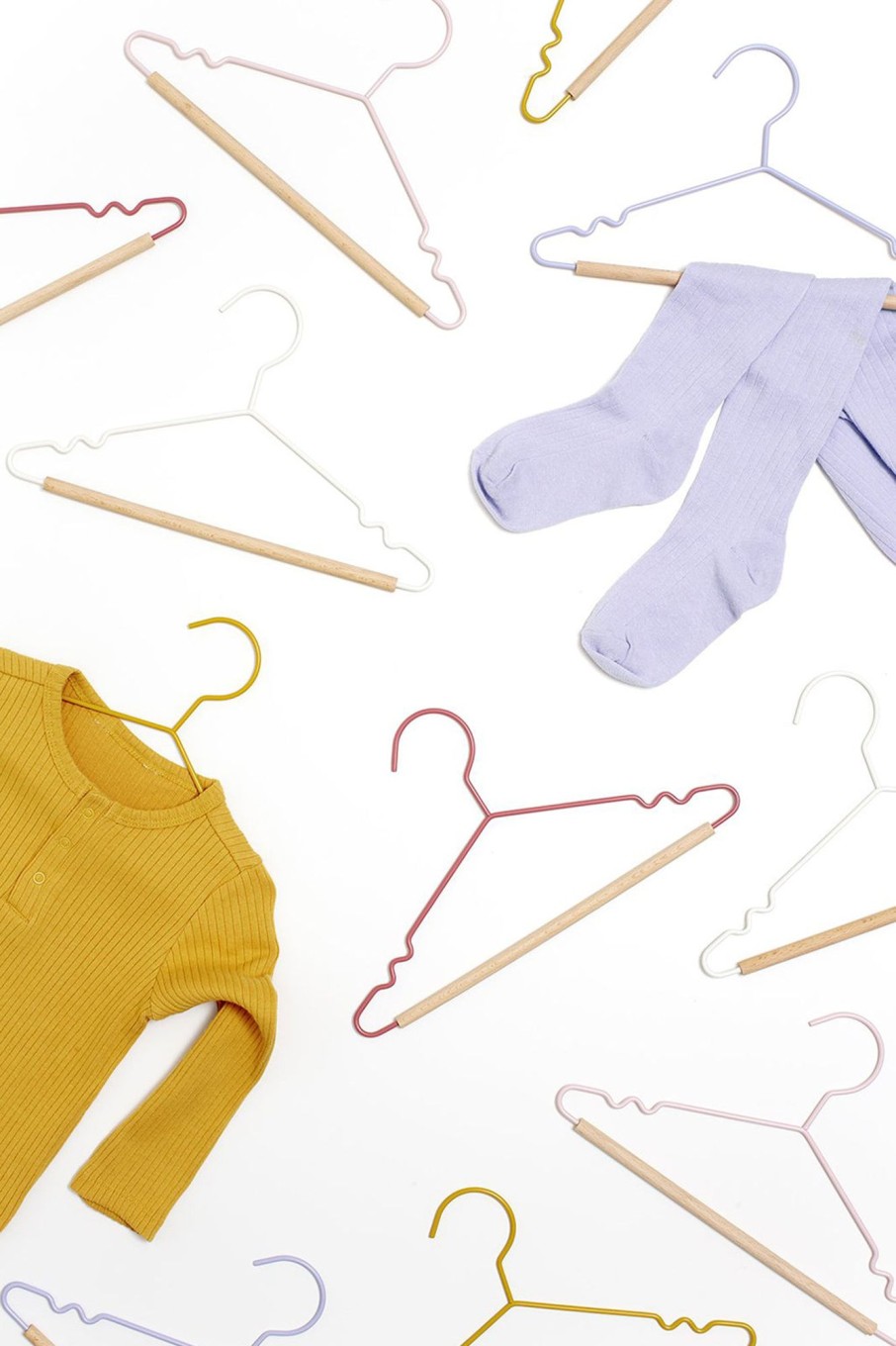 Home & Living Mustard Made Clothes Hangers | Mustard Made Kids Top Hangers Summer