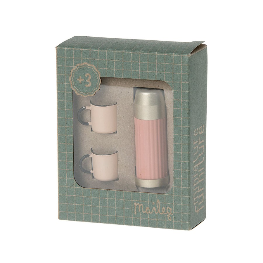 Baby & Child Maileg Dolls & Doll Accessories | Maileg Thermos And Cups Soft Coral