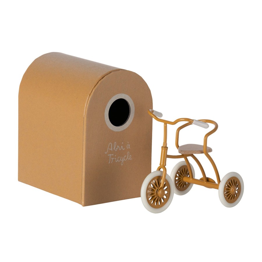 Gifts Maileg | Maileg Abri A Tricycle - Ocher