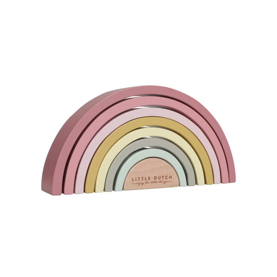 Gifts Little Dutch | Little Dutch Rainbow Stacker - Pink Shades Of Pink