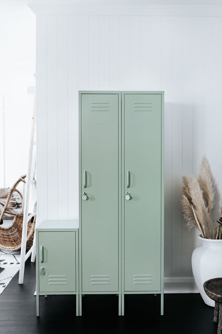 Home & Living Mustard Made Bathroom Storage | Mustard Made Skinny Locker - Sage