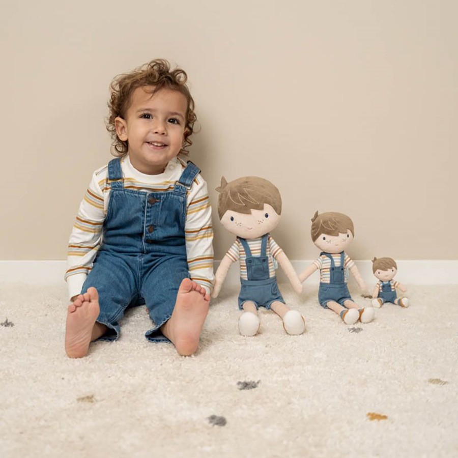 Baby & Child Little Dutch Soft Toys | Little Dutch Doll Jim - Medium Multicolour