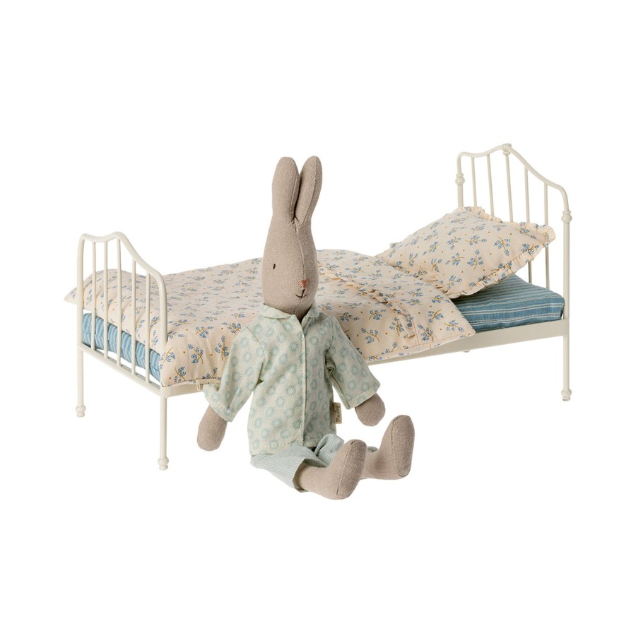 Baby & Child Maileg Dolls & Doll Accessories | Buy Maileg Vintage Bed Mini - Anthracite