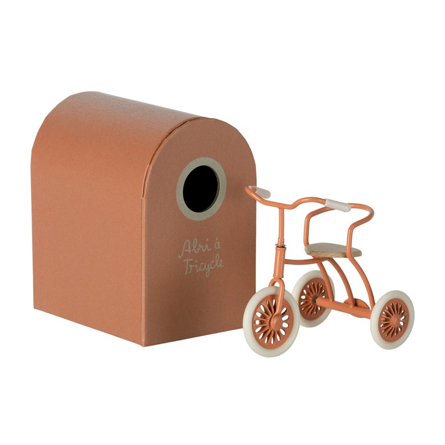 Gifts Maileg | Maileg Abri A Tricycle - Coral