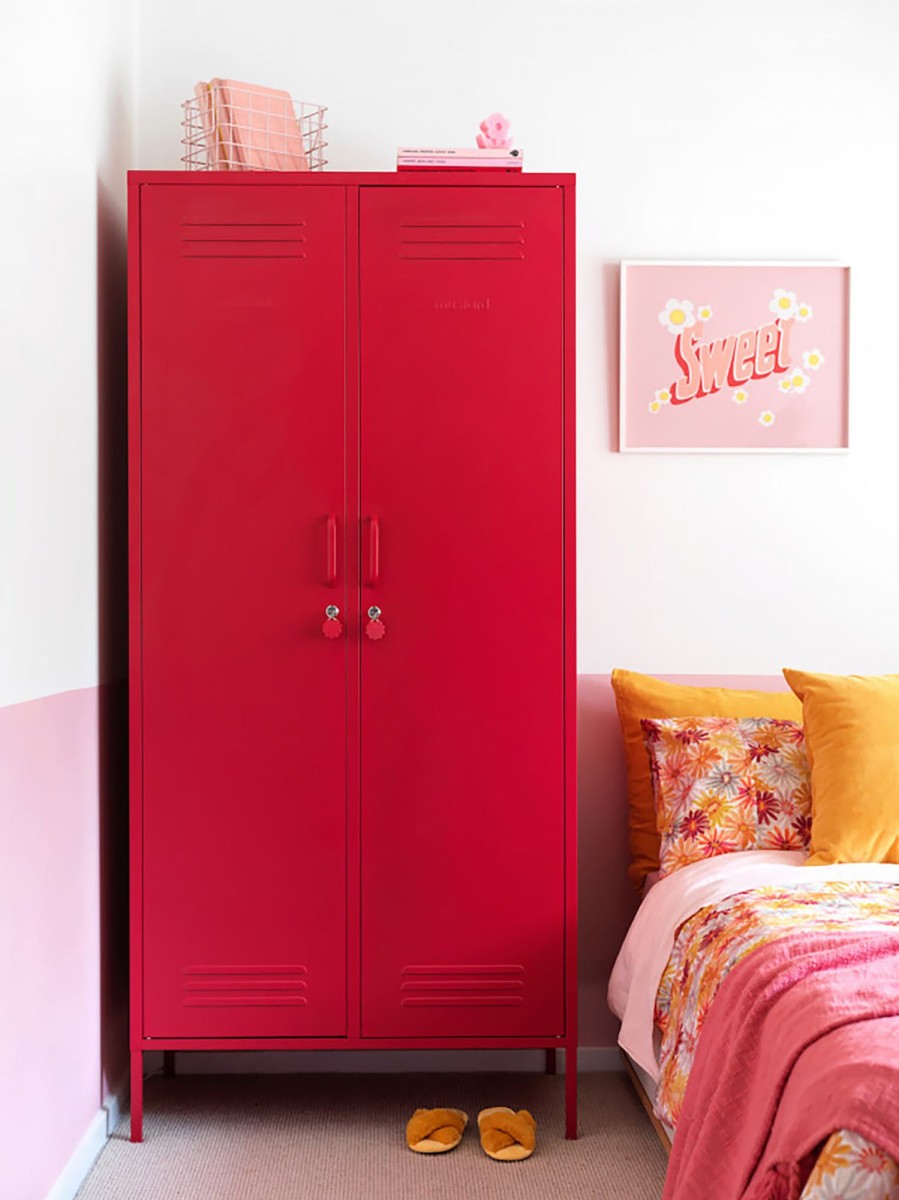 Home & Living Mustard Made Cabinets | Mustard Made Twinny Locker Poppy Red