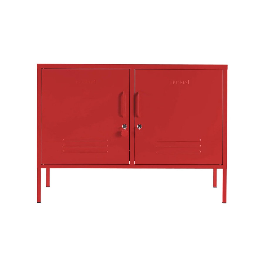 Home & Living Mustard Made Cabinets | Mustard Made Lowdown Locker - Poppy Red