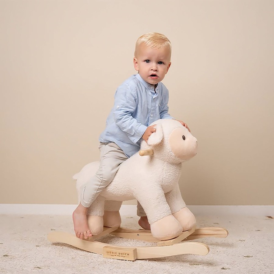 Gifts Little Dutch | Little Dutch Rocking Sheep Off White