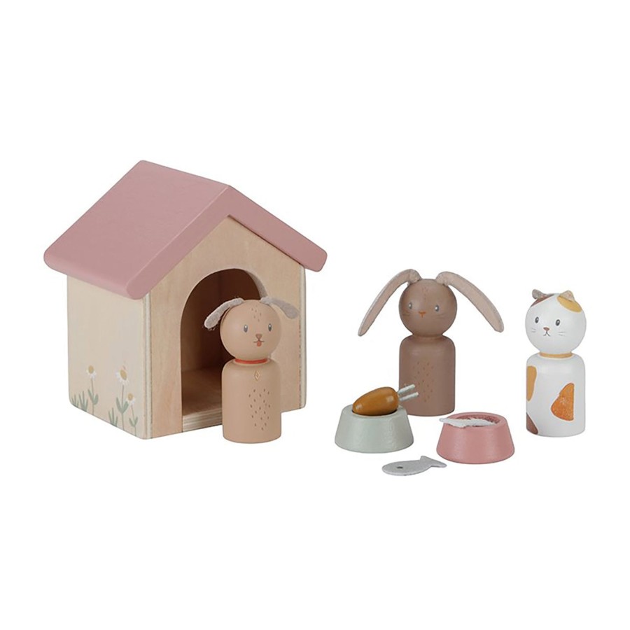 Baby & Child Little Dutch Wooden Toys | Little Dutch Dollhouse Pet Expansion Set Multi