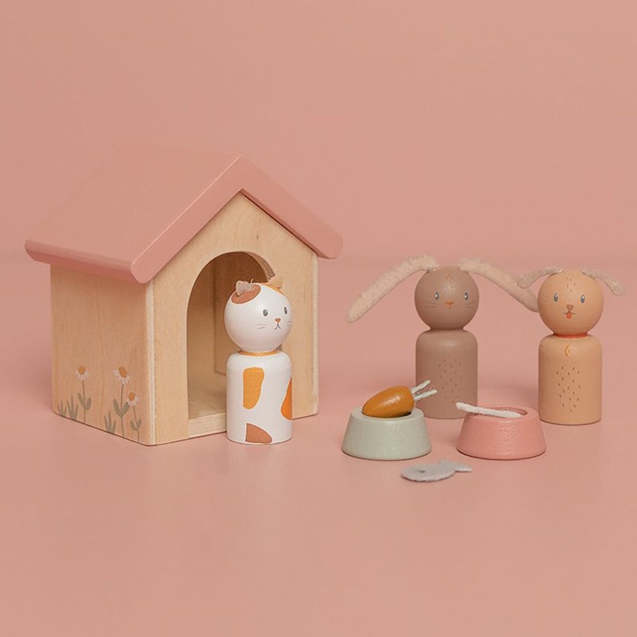 Baby & Child Little Dutch Wooden Toys | Little Dutch Dollhouse Pet Expansion Set Multi