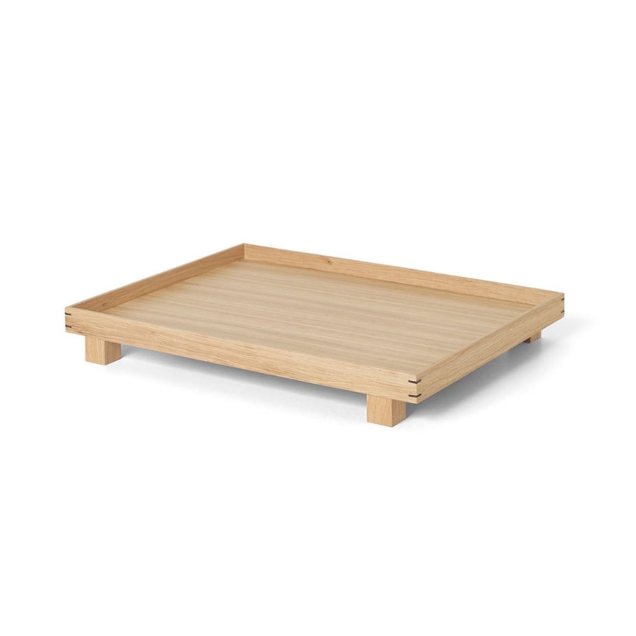 Home & Living Ferm Living Bathroom Storage | Ferm Living Bon Wooden Tray - Small