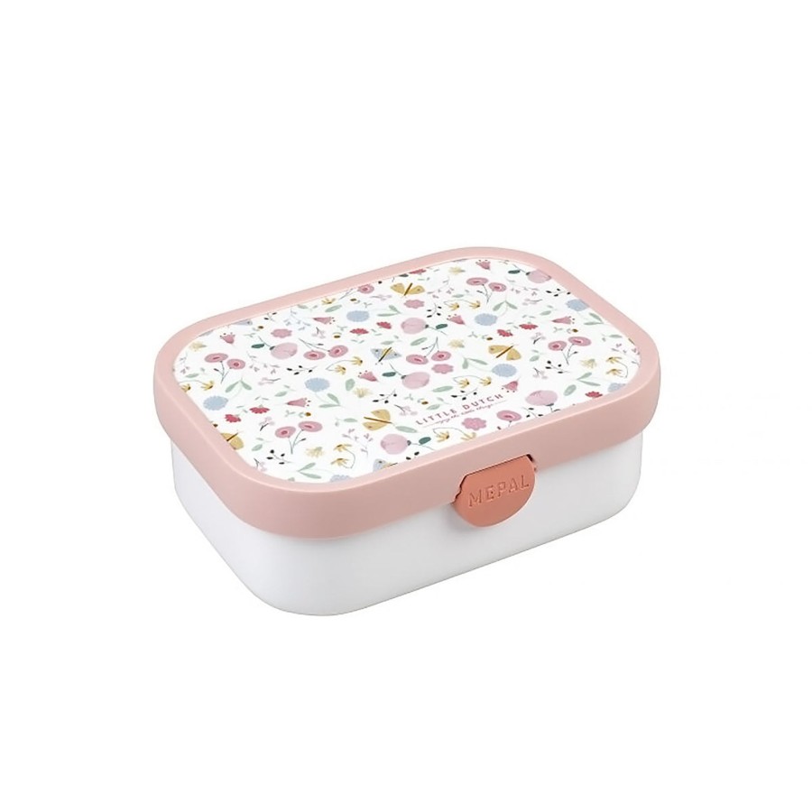 Baby & Child Little Dutch Snack Bowls & Plates | Little Dutch Mepal Lunchbox - Flowers & Butterflies Multi