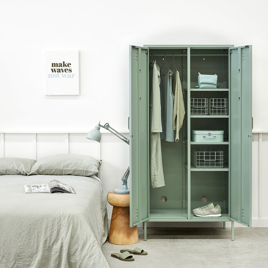 Home & Living Mustard Made Bedroom Storage | Mustard Made Twinny Locker Sage