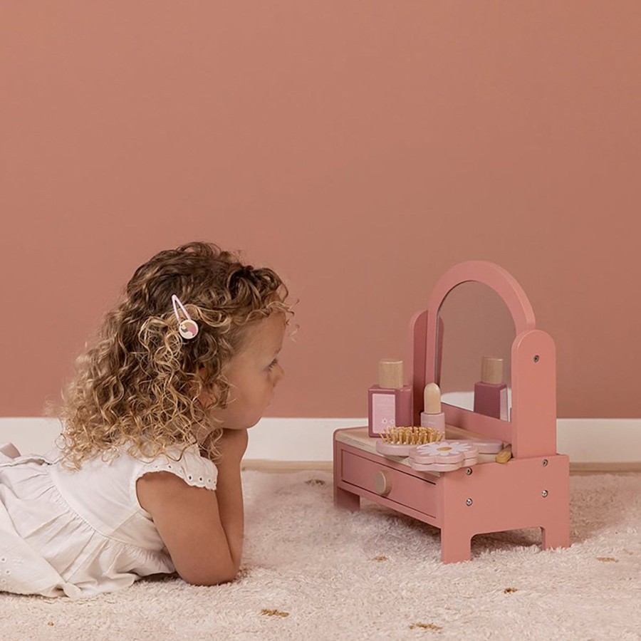 Baby & Child Little Dutch Wooden Toys | Little Dutch Vanity Table Pink