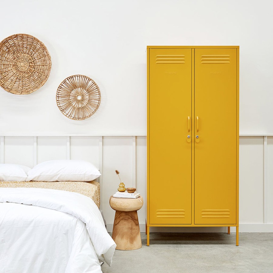 Home & Living Mustard Made Bedroom Storage | Made Twinny Locker Mustard