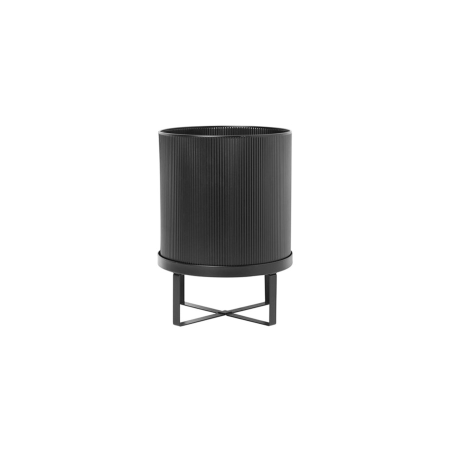 Home & Living Ferm Living Vases & Plant Pots | Ferm Living Bau Large Plant Pot - Black