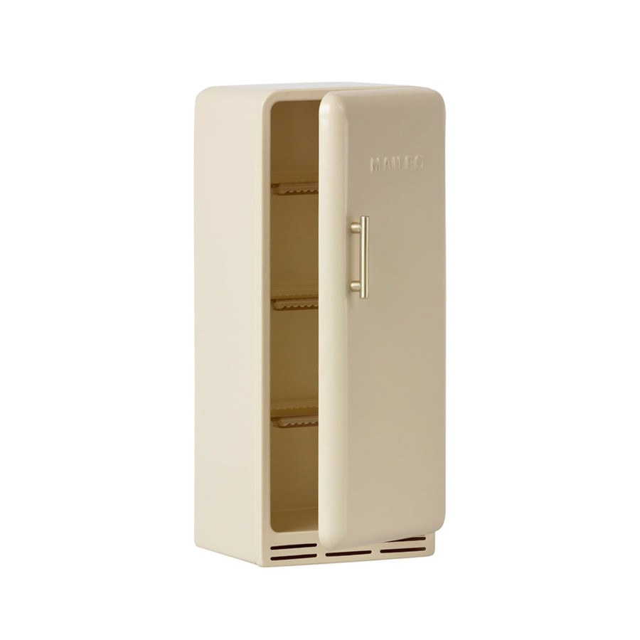 Gifts Maileg | Miniature Fridge By Maileg, Perfect For Childs Play Off White